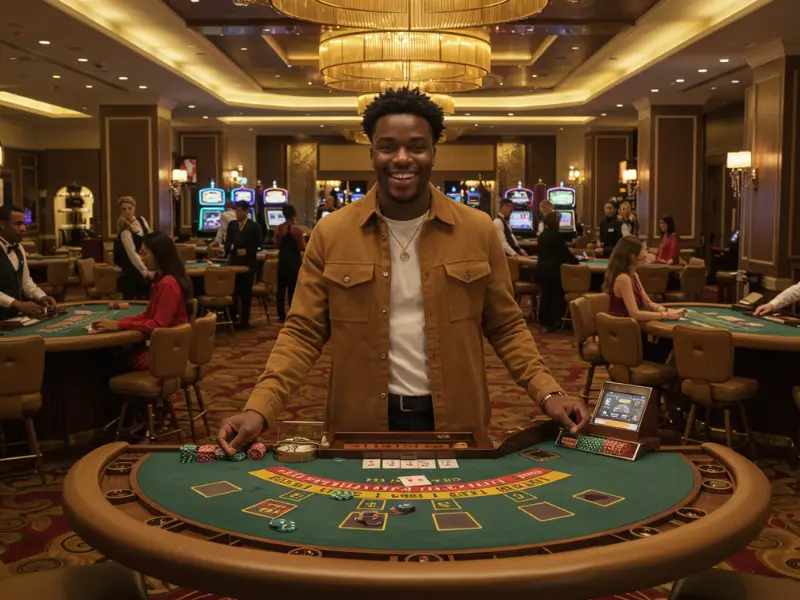 Sabong Betting: Focused man playing online poker