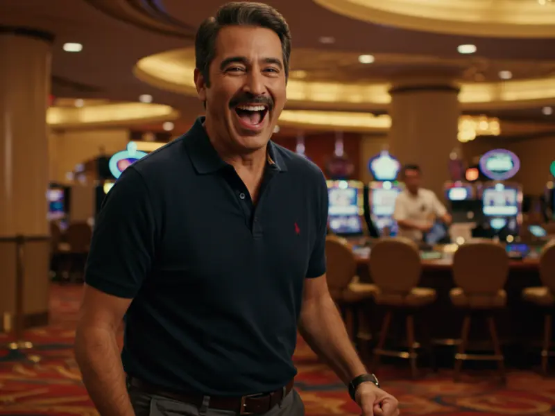 Happy man enjoying TMTcash88 Casino experience