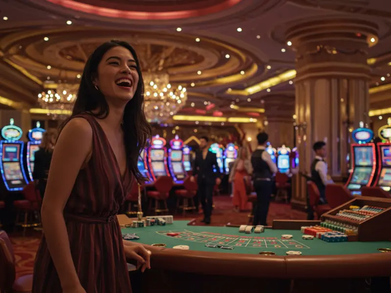 Happy woman playing poker with TMTcash promo code