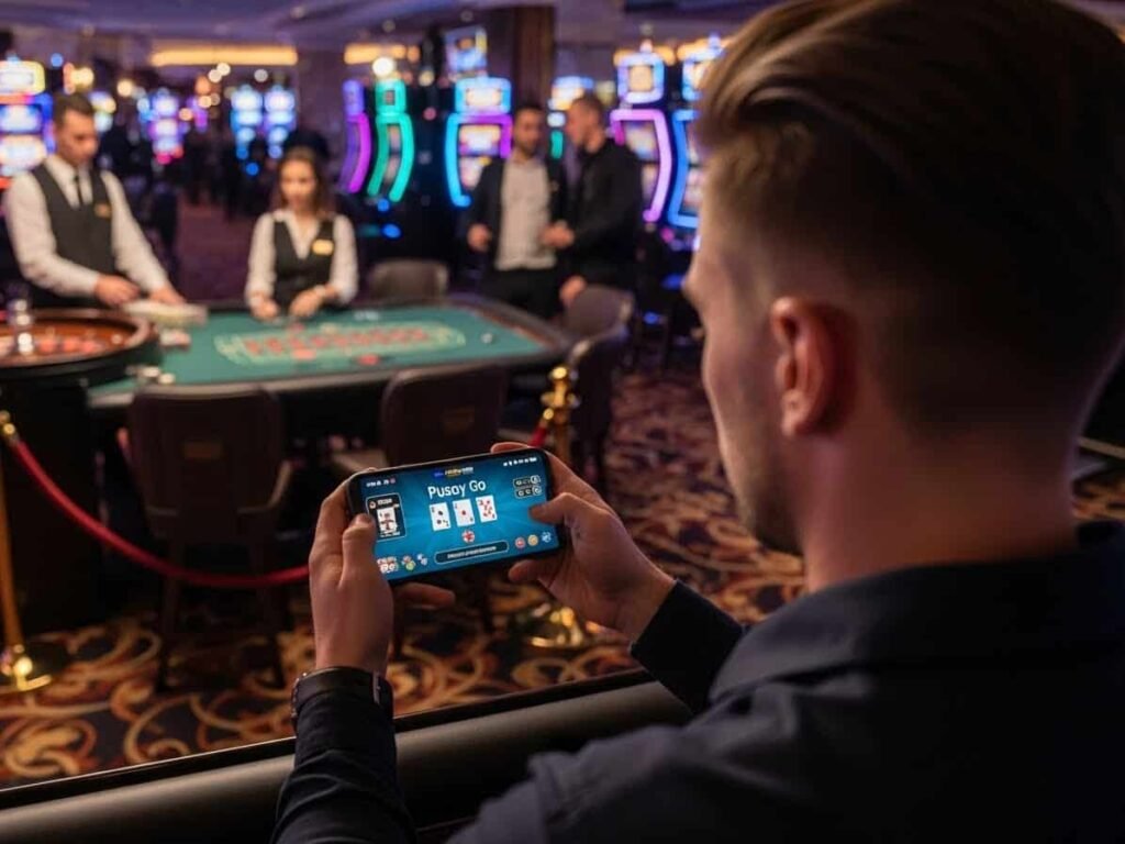 Focused player engaged in Pusoy Go at bet88 free