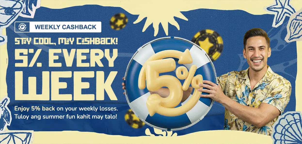 5% Weekly Cashback Bonus