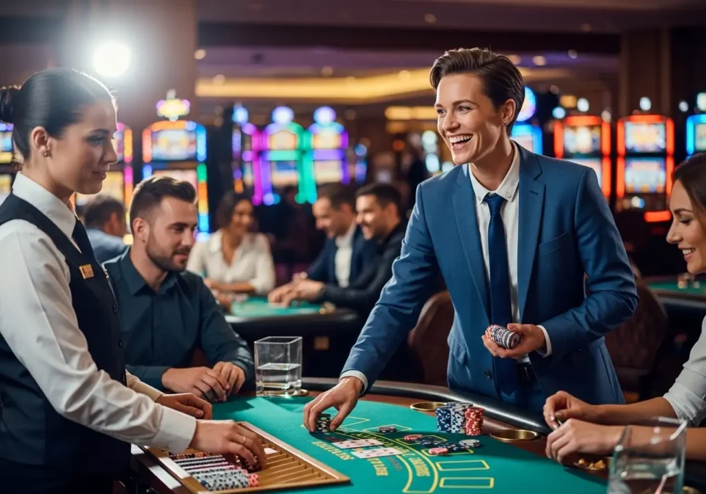 happy persons playing poker - pagcor online casino