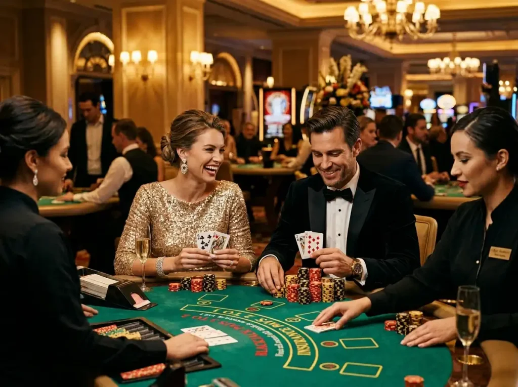 Couple_playing_blackjack - milyon88 live