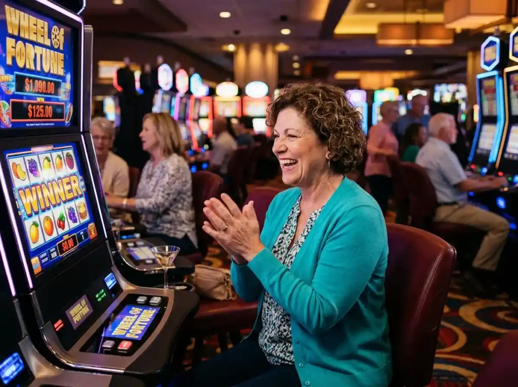 HAPPY_WOMAN_PLAYING_SLOTS - jili bet