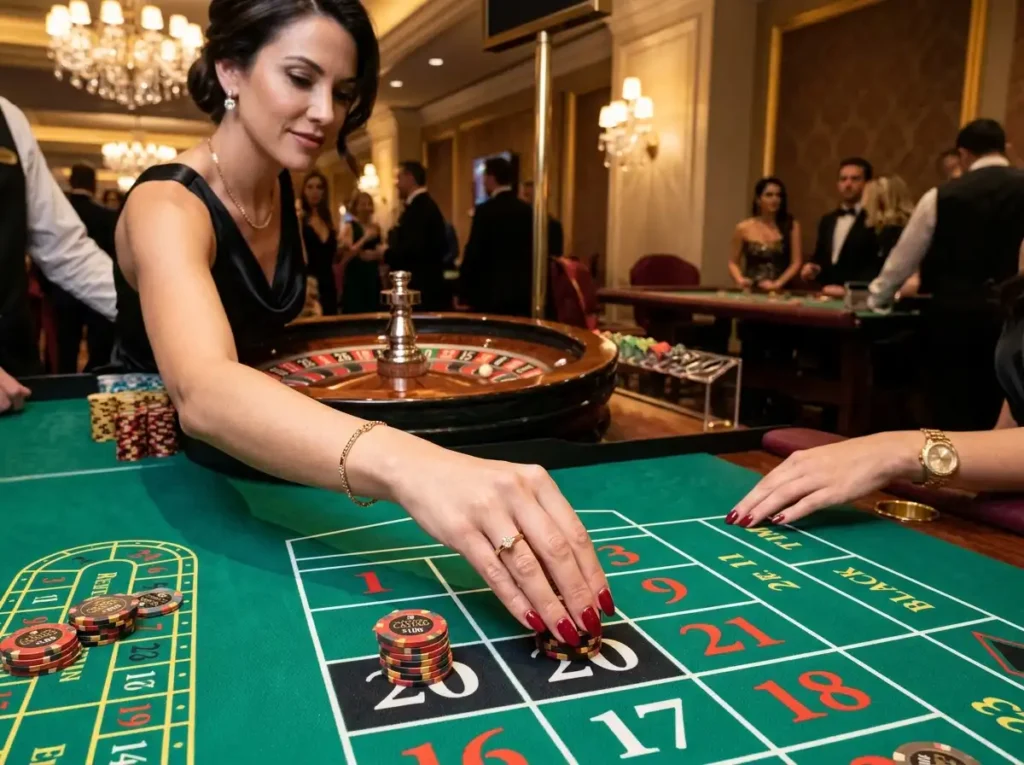 Woman_placing_chips - milyon88.com